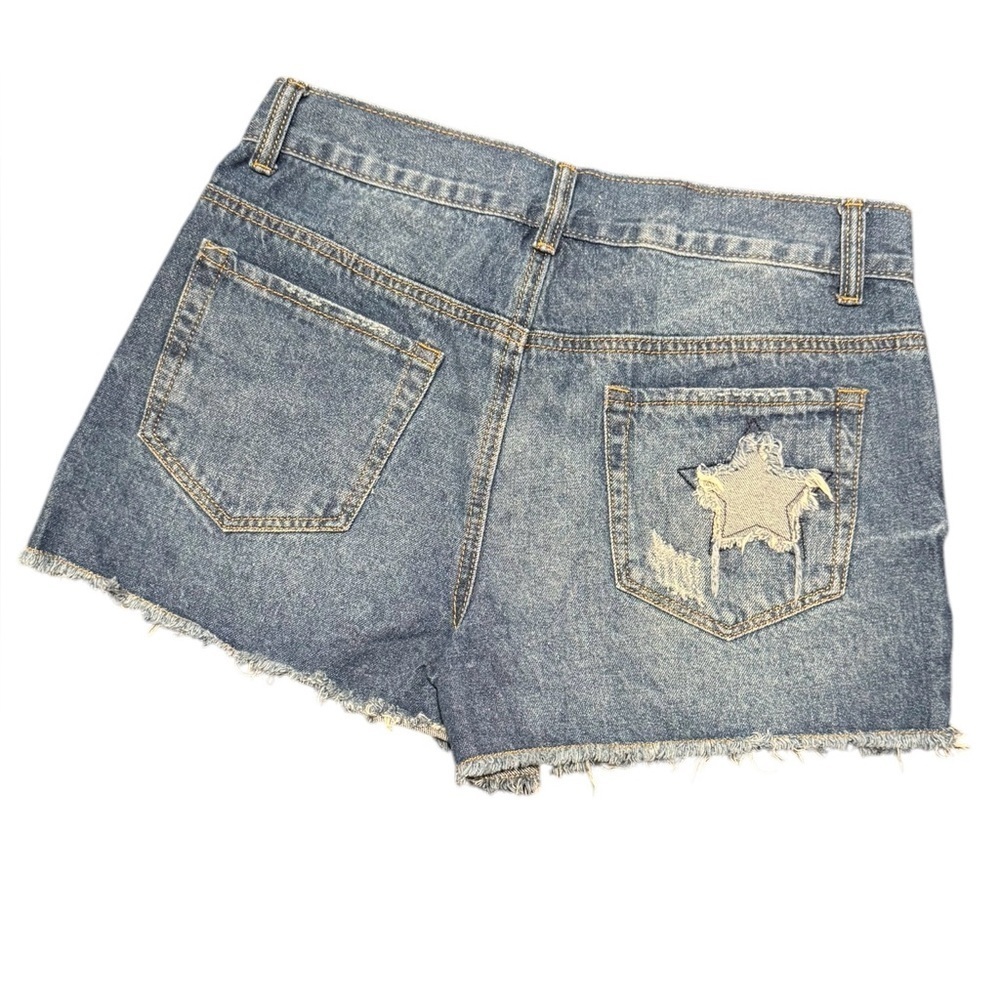 Altar’d State Denim Star Shorts - Picture 4 of 10
